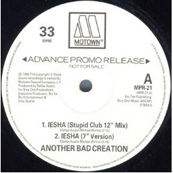 Another Bad Creation Iesha USED VINYL 12INCH 33 S RPM PROMO