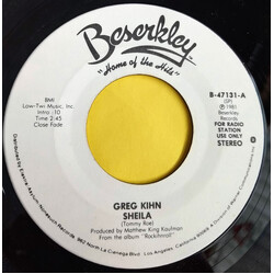 Greg Kihn Sheila USED VINYL 7INCH 45 RPM PROMO