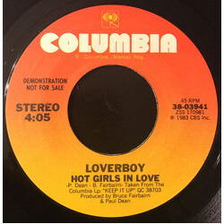 Loverboy Hot Girls In Love USED VINYL 7INCH 45 RPM SINGLE PROMO
