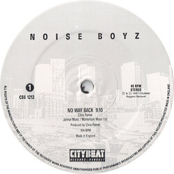 The Noise Boyz No Way Back Vinyl 12" USED