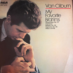 Van Cliburn My Favorite Brahms Vinyl LP USED