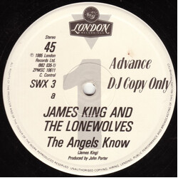 James King And The Lonewolves The Angels Know USED VINYL 12INCH PROMO