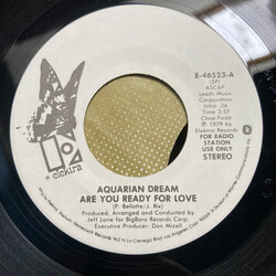 Aquarian Dream (2) Are You Ready For Love USED VINYL 7INCH 45 RPM PROMO STEREO MONO