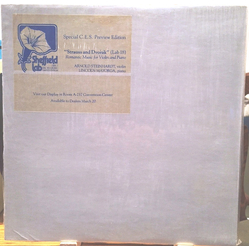 Richard Strauss / Antonín Dvořák / Arnold Steinhardt / Lincoln Mayorga Romantic Music For Violin And Piano - Strauss And Dvorak Vinyl LP USED