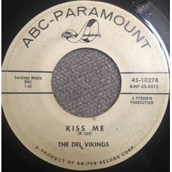 The Dell-Vikings Kiss Me Vinyl 7" USED