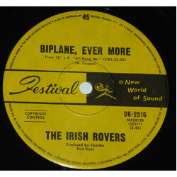 The Irish Rovers The Biplane, Ever More / Liverpool Lou USED VINYL 7INCH 45 RPM SINGLE