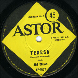 Joe Dolan Teresa USED VINYL 7INCH 45 RPM SINGLE