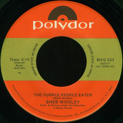 Sheb Wooley The Purple People Eater / I Can't Believe You're Mine VINYL 7" USED