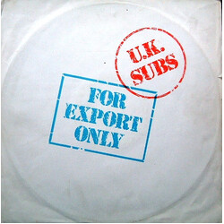 UK Subs For Export Only USED VINYL 12INCH EP 45 RPM