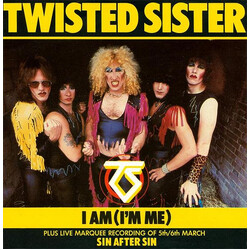 Twisted Sister I Am (I'm Me) USED VINYL 7INCH 45 RPM SINGLE STEREO