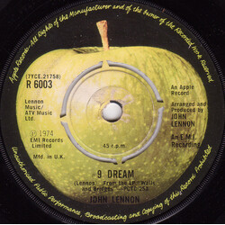 John Lennon #9 Dream VINYL 7" USED