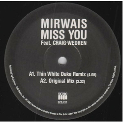 Mirwais Miss You Vinyl 12" USED