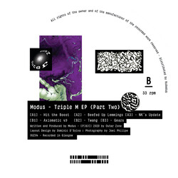 Modus (15) Triple M EP (Part Two) USED VINYL 12INCH 33 S RPM EP