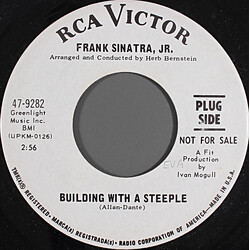 Frank Sinatra Jr. Building With A Steeple USED VINYL 7INCH 45 RPM PROMO