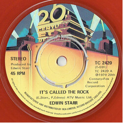 Edwin Starr It's Called The Rock USED VINYL 7INCH 45 RPM