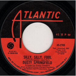Dusty Springfield Silly, Silly, Fool USED VINYL 7INCH 45 RPM STYRENE