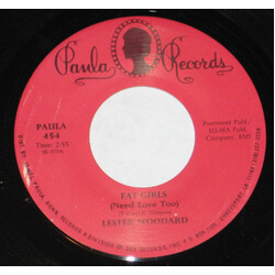 Lester Woodard Fat Girls (Need Love Too) / You Gave Love (From Your Heart) USED VINYL 7INCH 45 RPM SINGLE