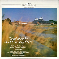Aldeburgh Festival Singers / English Symphony Orchestra / Maurice Brett / Peter Aston Choral Music By Holst And Britten Vinyl LP USED