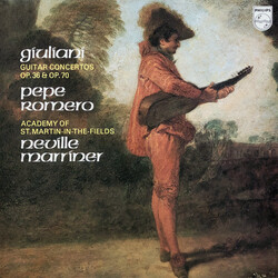 Mauro Giuliani (2) / Pepe Romero / The Academy Of St. Martin-in-the-Fields / Sir Neville Marriner Guitar Concertos Op. 36 & Op. 70 Vinyl LP USED