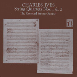 Charles Ives / The Concord String Quartet String Quartets Nos. 1 & 2 Vinyl LP USED