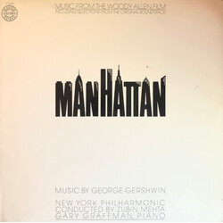 George Gershwin / The New York Philharmonic Orchestra / Zubin Mehta / Gary Graffman Music From The Woody Allen Film "Manhattan" Vinyl LP USED