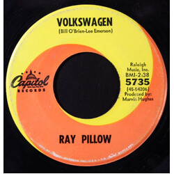 Ray Pillow Volkswagen / And I Like That Sorta Thing USED VINYL 7INCH 45 RPM SINGLE