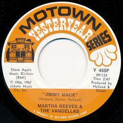 Martha Reeves & The Vandellas Jimmy Mack / I'm Ready For Love Vinyl 7" USED