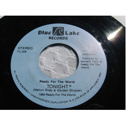 Ready For The World Tonight USED VINYL 7INCH 45 RPM SINGLE STEREO