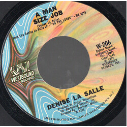 Denise LaSalle A Man Size Job / I'm Over You USED VINYL 7INCH 45 RPM SINGLE