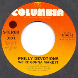 Philly Devotions We're Gonna Make It / I Was A Lonely Man USED VINYL 7INCH 45 RPM