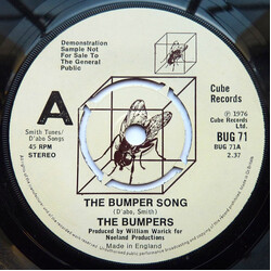 The Bumpers (8) The Bumper Song USED VINYL 7INCH 45 RPM PROMO