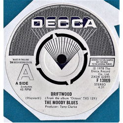 The Moody Blues Driftwood Vinyl 7" USED