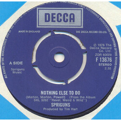 Spriguns Nothing Else To Do / Lord Lovell Vinyl 7" USED