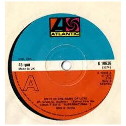 Ben E. King Do It In The Name Of Love Vinyl 7" USED