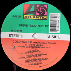 Steve "Silk" Hurley Cold World USED VINYL 12INCH 33 S RPM STEREO