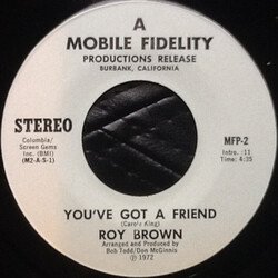 Roy Brown You've Got A Friend / In The Eyes Of My People USED VINYL 7INCH SINGLE 45 RPM