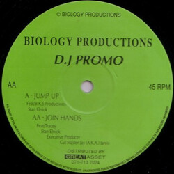 Biology Productions Jump Up /  Join Hands USED VINYL 12INCH 45 RPM PROMO