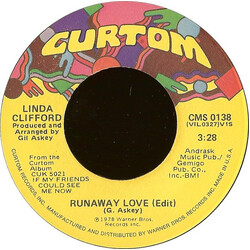 Linda Clifford Runaway Love (Edit) / Broadway Gypsy Lady VINYL 7" USED