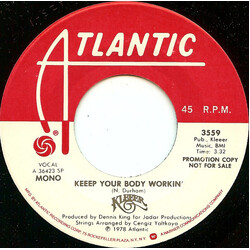 Kleeer Keeep Your Body Workin' USED VINYL 7INCH 45 RPM PROMO STEREO MONO