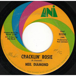 Neil Diamond Cracklin' Rosie VINYL 7" USED
