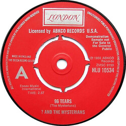 ? & The Mysterians 96 Tears USED VINYL 7INCH 45 RPM SINGLE PROMO REISSUE