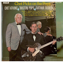 Chet Atkins / The Boston Pops Orchestra / Arthur Fiedler Chet Picks On The Pops Vinyl LP USED