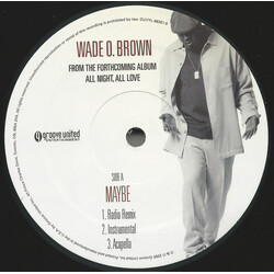 Wade O. Brown Maybe / Where Do We Go For Love USED VINYL 12INCH 33 S RPM