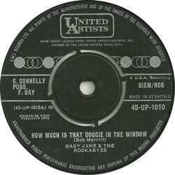 Baby Jane And The Rockabyes How Much Is That Doggie In The Window USED VINYL 7INCH 45 RPM SINGLE