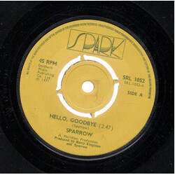 Sparrow (9) Hello, Goodbye USED VINYL 7INCH 45 RPM SINGLE