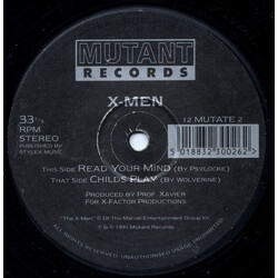 X-Men (10) Childs Play / Read Your Mind USED VINYL 12INCH 33 S RPM