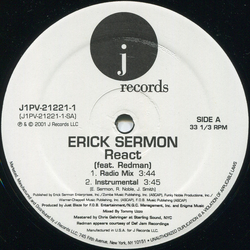Erick Sermon / Redman React Vinyl 12" USED