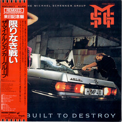 The Michael Schenker Group Built To Destroy Vinyl LP USED