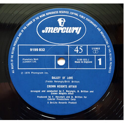 Crown Heights Affair Galaxy Of Love USED VINYL 12INCH 45 RPM LIMITED EDITION