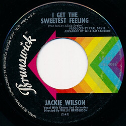 Jackie Wilson I Get The Sweetest Feeling USED VINYL 7INCH 45 RPM SINGLE MISPRINT